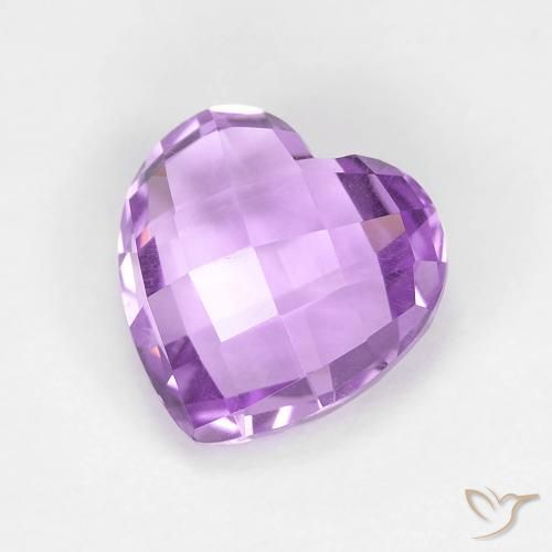 Améthyste Pourpre violacé moyen naturelle Cœur, 1.88 ct, VVS