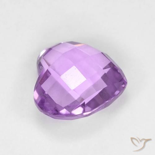 Améthyste Pourpre violacé moyen naturelle Cœur, 1.88 ct, VVS