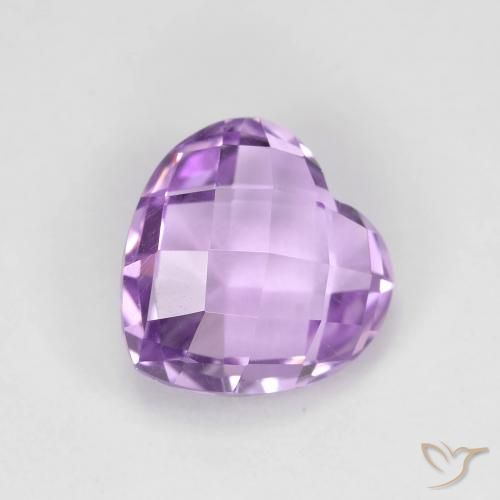 Améthyste Violet Iris naturelle Cœur, 1.89 ct, VVS