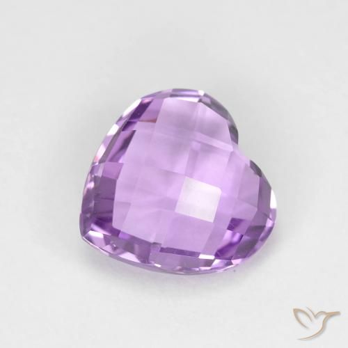 1.85ct Naturel Violet rose moyen Améthyste, Cœur, VVS