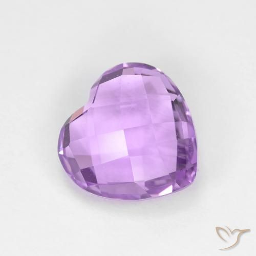 1.87ct Naturel Violet rose moyen Améthyste, Cœur, VVS