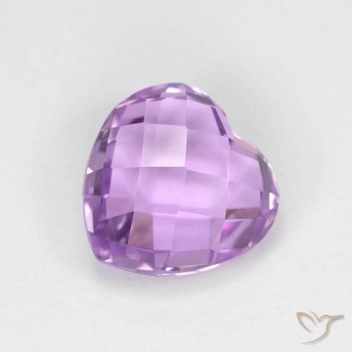 1.89ct Naturel Violet rose moyen Améthyste, Cœur, VVS
