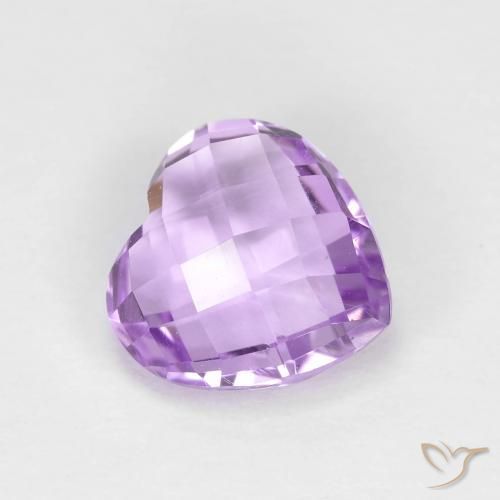 1.87ct Naturel Violet rose moyen Améthyste, Cœur, VVS