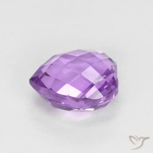 Améthyste Violet Rosâtre naturelle Cœur, 2.06 ct, VVS
