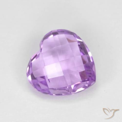 Améthyste Violet Rosâtre naturelle Cœur, 2.00 ct, VVS