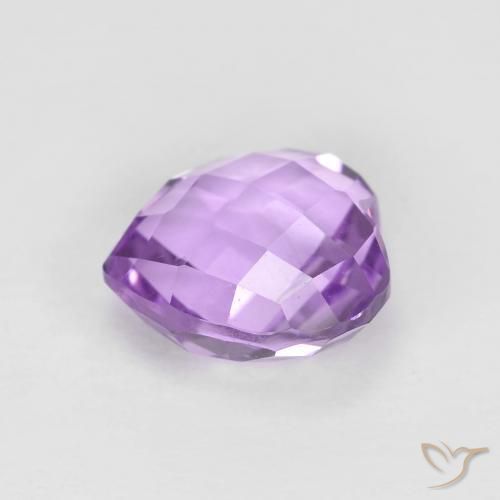 Améthyste Violet Rosâtre naturelle Cœur, 2.00 ct, VVS