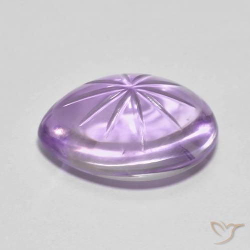 Améthyste Violet moyen naturelle En forme de poire, 8.16 ct, Transparent