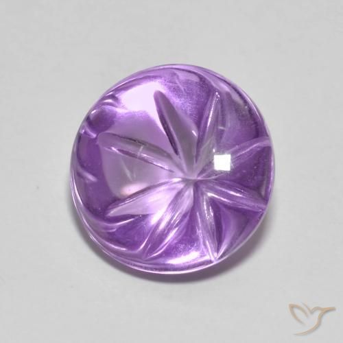 Améthyste Violet Iris naturelle Tour, 4.22 ct, Transparent