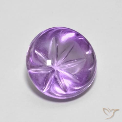Améthyste Violet Iris naturelle Tour, 3.96 ct, Transparent
