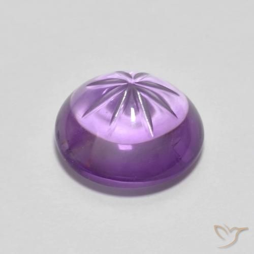 Améthyste Violet Iris naturelle Tour, 3.96 ct, Transparent