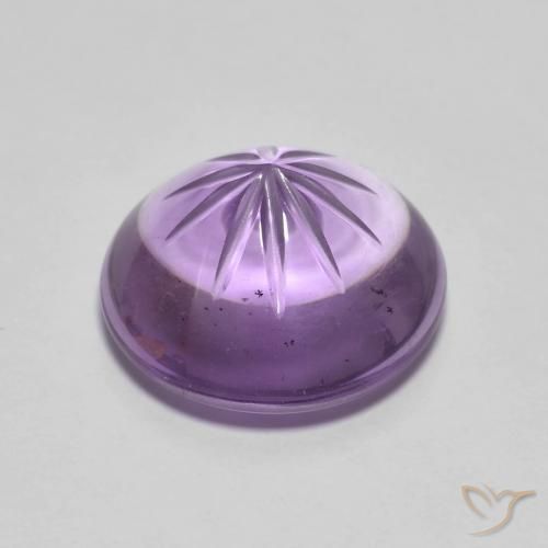 Améthyste Violet Iris naturelle Tour, 5.96 ct, Transparent