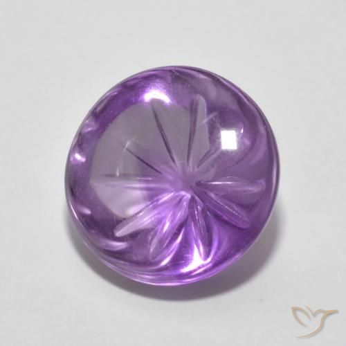 Améthyste Violet Iris naturelle Tour, 5.55 ct, Transparent