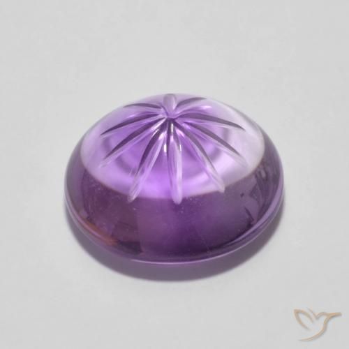 Améthyste Violet Iris naturelle Tour, 5.55 ct, Transparent