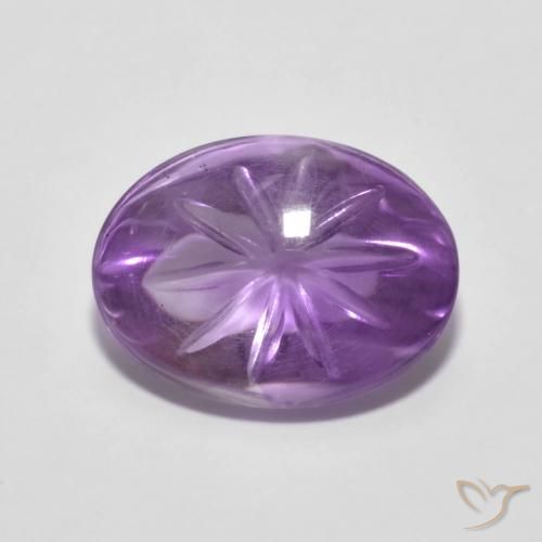 5.29ct Naturel Violet moyen Améthyste, ovale, Transparent