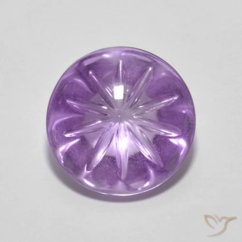 Améthyste Violet Iris naturelle Tour, 4.93 ct, Transparent