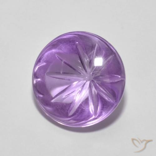 Améthyste Violet Iris naturelle Tour, 4.93 ct, Transparent