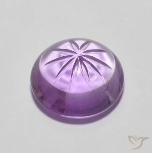 Améthyste Violet Iris naturelle Tour, 4.93 ct, Transparent