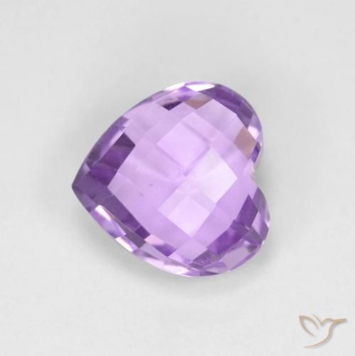 1.95ct Naturel Violet moyen Améthyste, Cœur, VVS