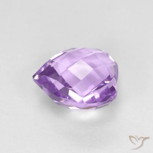 Améthyste Violet moyen naturelle Cœur, 1.95 ct, VVS