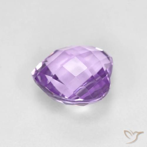 Améthyste Violet moyen naturelle Cœur, 1.84 ct, VVS