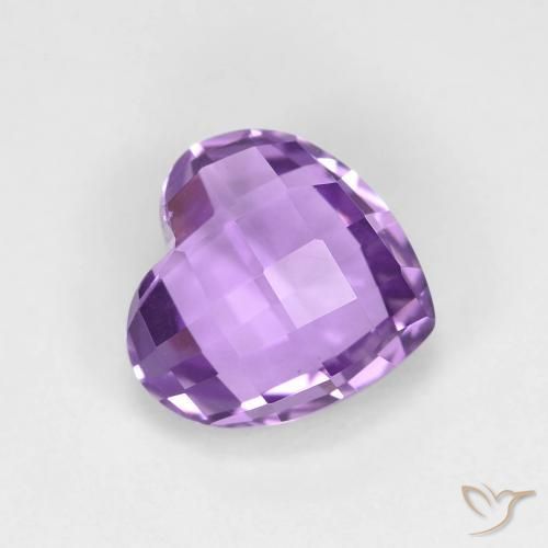 1.87ct Naturel Violet moyen Améthyste, Cœur, VVS