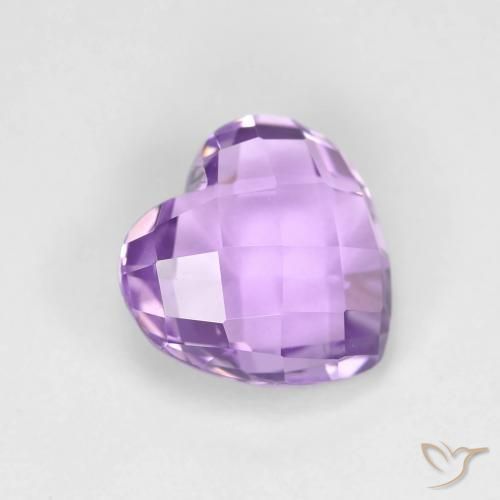 Améthyste Violet moyen naturelle Cœur, 1.87 ct, VVS