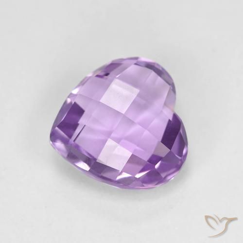 1.97ct Naturel Violet moyen Améthyste, Cœur, VVS