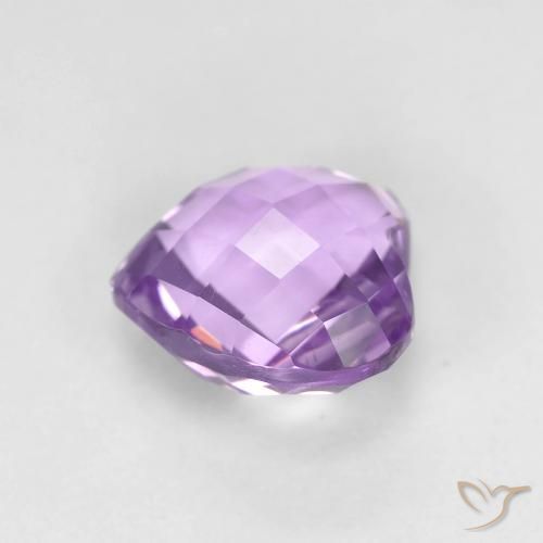 Améthyste Violet moyen naturelle Cœur, 1.97 ct, VVS