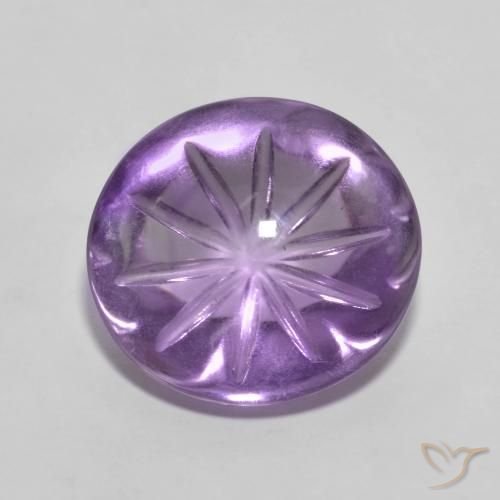 6.64ct Naturel Violet intense Améthyste, ovale, Transparent