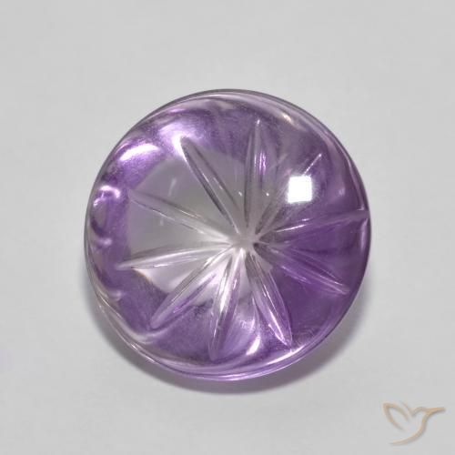 Améthyste Violet foncé naturelle Tour, 5.46 ct, Transparent
