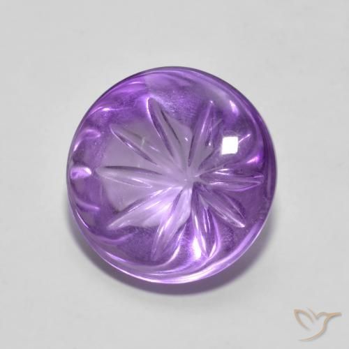 Améthyste Violet foncé naturelle Tour, 4.86 ct, Transparent