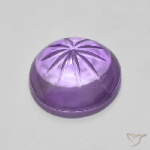 Améthyste Violet foncé naturelle Tour, 4.86 ct, Transparent