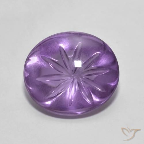 5.91ct Naturel Violet foncé Améthyste, ovale, Transparent