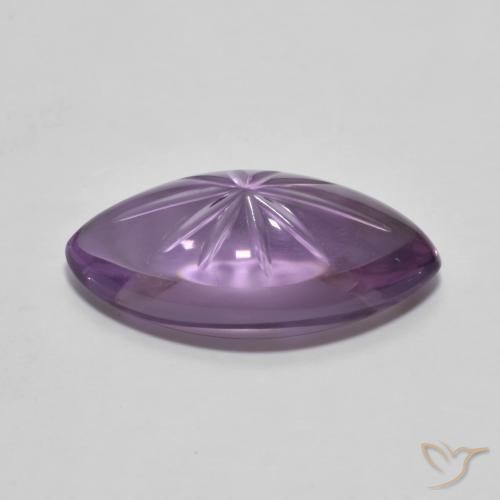 Améthyste Violet moyen naturelle Marquise, 6.79 ct, Transparent