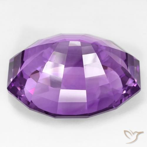Améthyste Violet moyen naturelle Fantaisie, 48.51 ct, VVS-VS