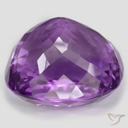 Améthyste Pourpre violacé moyen naturelle Coussin, 95.38 ct, VS