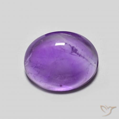 3.21ct Naturel Violet foncé Améthyste, ovale, Transparent