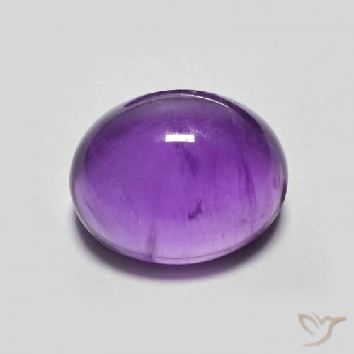 3.69ct Naturel Violet intense Améthyste, ovale, Transparent