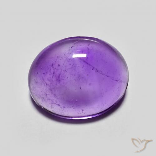 3.99ct Naturel Violet foncé Améthyste, ovale, Transparent