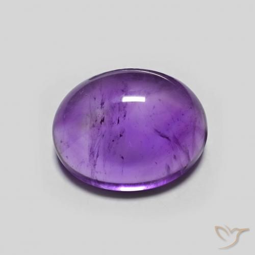 3.02ct Naturel Violet foncé Améthyste, ovale, Transparent