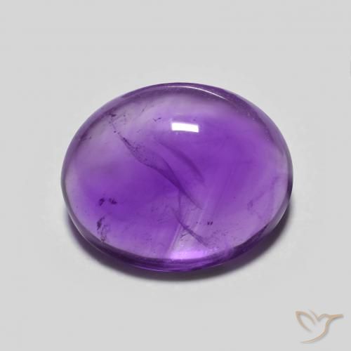3.61ct Naturel Violet foncé Améthyste, ovale, Transparent