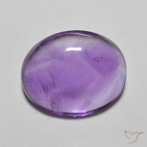 3.60ct Naturel Medium Light-Violet Améthyste, ovale, Transparent