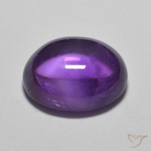 Améthyste Medium Light-Violet naturelle ovale, 3.60 ct, Transparent