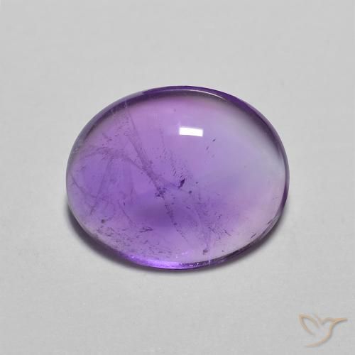 Améthyste Medium Light-Violet naturelle ovale, 2.51 ct, Transparent