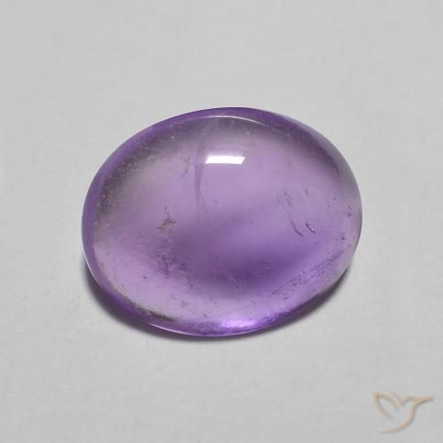 Améthyste Medium Light-Violet naturelle ovale, 2.43 ct, Transparent