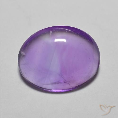 3.16ct Naturel Violet vif Améthyste, ovale, Transparent