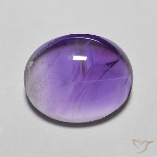 4.22ct Naturel Medium Light-Violet Améthyste, ovale, Transparent