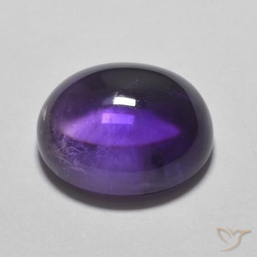 Améthyste Medium Light-Violet naturelle ovale, 4.22 ct, Transparent
