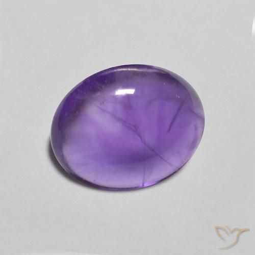 Améthyste Medium Light-Violet naturelle ovale, 2.45 ct, Transparent