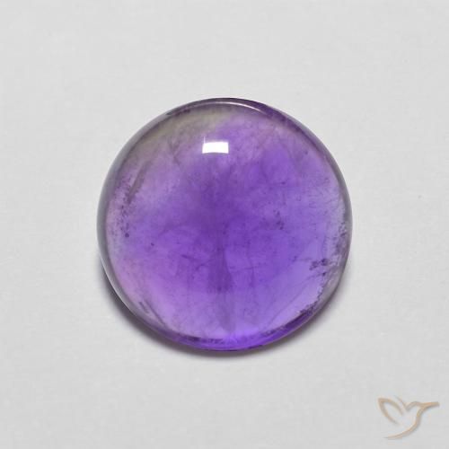 3.98ct Naturel Violet moyen Améthyste, Tour, Transparent
